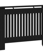 vidaXL Kryt radiátoru Černý dub 112 x 19 x 815 cm Kompozitní dřevo