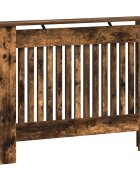 vidaXL Kryt radiátoru Kouřový dub 112 x 19 x 815 cm Kompozitní dřevo