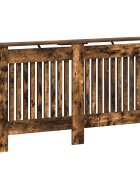 vidaXL Kryt radiátoru Kouřový dub 152 x 19 x 815 cm Kompozitní dřevo