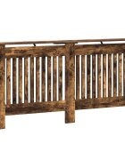 vidaXL Kryt radiátoru Kouřový dub 172 x 19 x 815 cm Kompozitní dřevo