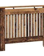 vidaXL Kryt radiátoru Staré dřevo 112 x 19 x 815 cm Kompozitní dřevo