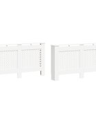 vidaXL Kryty na radiátor 2 ks bílé 152 x 19 x 815 cm MDF