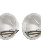 vidaXL Kryty vzduchových ventilátorů 2 ks Stříbrná 150 mm