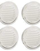 vidaXL Kryty vzduchových ventilátorů 4 ks Stříbrná 150 mm