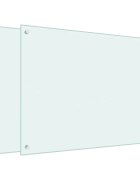 vidaXL Kuchyňské panely 2 ks bílé 80 x 60 cm tvrzené sklo