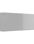 vidaXL Kuchyňský obklad 2 ks Světle šedá 100 x 40 cm tvrzené sklo