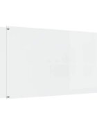 vidaXL Kuchyňský obklad 2 ks Transparentní 110 x 60 cm tvrzené sklo