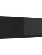 vidaXL Kuchyňský obklad Černá 120 x 40 cm tvrzené sklo