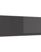 vidaXL Kuchyňský obklad Tmavě šedá 120 x 40 cm tvrzené sklo
