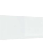 vidaXL Kuchyňský obklad Transparentní 110 x 40 cm tvrzené sklo