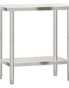 vidaXL Kuchyňský pracovní stůl 825 x 55 x 85 cm nerezová ocel
