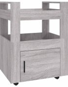 vidaXL Kuchyňský vozík šedý sonoma 60 x 45 x 80 cm kompozitní dřevo