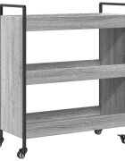 vidaXL Kuchyňský vozík šedý sonoma 70 x 30 x 82 cm kompozitní dřevo