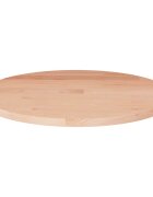 vidaXL Kulatá stolní deska Ø30x15 cm masivní dub bez povrchové úpravy