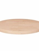 vidaXL Kulatá stolní deska Ø50x25 cm masivní dub bez povrchové úpravy