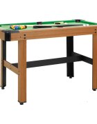 vidaXL Kulečníkový stůl 122 x 61 x 76 cm hnědý