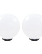 vidaXL Kulovité LED lampy 2 ks koule 30 cm PMMA