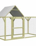 vidaXL Kurník 200x100x150 cm impregnované masivní borové dřevo