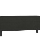vidaXL Lavice černá 100 x 35 x 41 cm textil