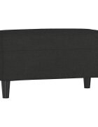 vidaXL Lavice černá 70 x 35 x 41 cm textil