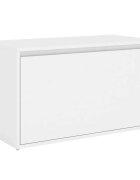 vidaXL Lavice do předsíně 80 x 40 x 45 cm bílá kompozitní dřevo