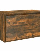 vidaXL Lavice do předsíně 80 x 40 x 45 cm kouřový dub kompozitní dřevo