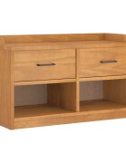 vidaXL Lavice do předsíně SANDNES 87x40x50 cm masivní borovice