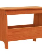 vidaXL Lavice do předsíně voskově hnědá 60x28x45 cm masivní borovice