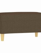 vidaXL Lavice hnědá 70 x 35 x 41 cm textil