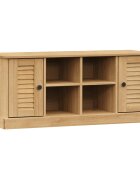 vidaXL Lavice s botníkem VIGO 106 x 35 x 45 cm masivní borové dřevo
