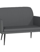 vidaXL Lavice šedá 107 x 80 x 81 cm umělá kůže