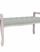 vidaXL Lavice světle šedá 110 x 45 x 60 cm samet