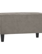 vidaXL Lavice světle šedá 70 x 35 x 41 cm samet