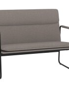 vidaXL Lavice taupe 100 x 64 x 80 cm textil