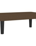 vidaXL Lavice tmavě hnědá 70 x 30 x 30 cm textil