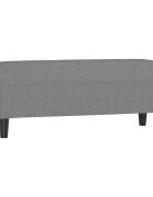 vidaXL Lavice tmavě šedá 100 x 35 x 41 cm textil