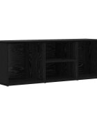 vidaXL Lavička na boty 102 x 35 x 35 cm Kompozitní dřevo Černý dub