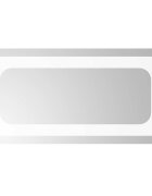 vidaXL LED koupelnové zrcadlo Transparentní 40 x 20 cm tvrzené sklo
