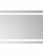 vidaXL LED koupelnové zrcadlo Transparentní 80 x 50 cm tvrzené sklo