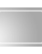 vidaXL LED koupelnové zrcadlo Transparentní 80 x 60 cm tvrzené sklo