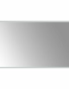 vidaXL LED koupelnové zrcadlo Transparentní 90 x 50 cm tvrzené sklo