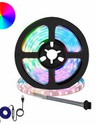 vidaXL LED pás 2 ks Černá a průhledná Měď a plast