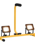 vidaXL LED reflektor s rukojetí 2 x 10 W teplé bílé světlo