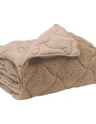 vidaXL Letní přikrývka 155 x 220 cm Léto Taupe Prodyšný