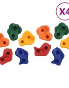 vidaXL Lezecké chyty 40 ks PE vícebarevné