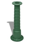 vidaXL Litinový stojan na zahradní ruční pumpu / čerpadlo - zelený
