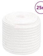 vidaXL Lodní lano celobílé 18 mm 25 m polypropylen