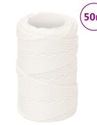 vidaXL Lodní lano celobílé 2 mm 50 m polypropylen