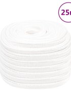 vidaXL Lodní lano celobílé 20 mm 25 m polypropylen