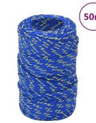 vidaXL Lodní lano modré 2 mm 50 m polypropylen